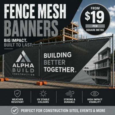 Fence Mesh Banners